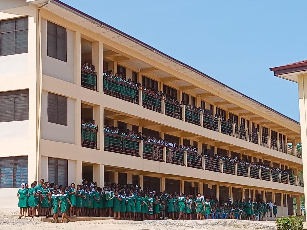 Classroom block at Asankrangwa Nursing and Midwifery Training College